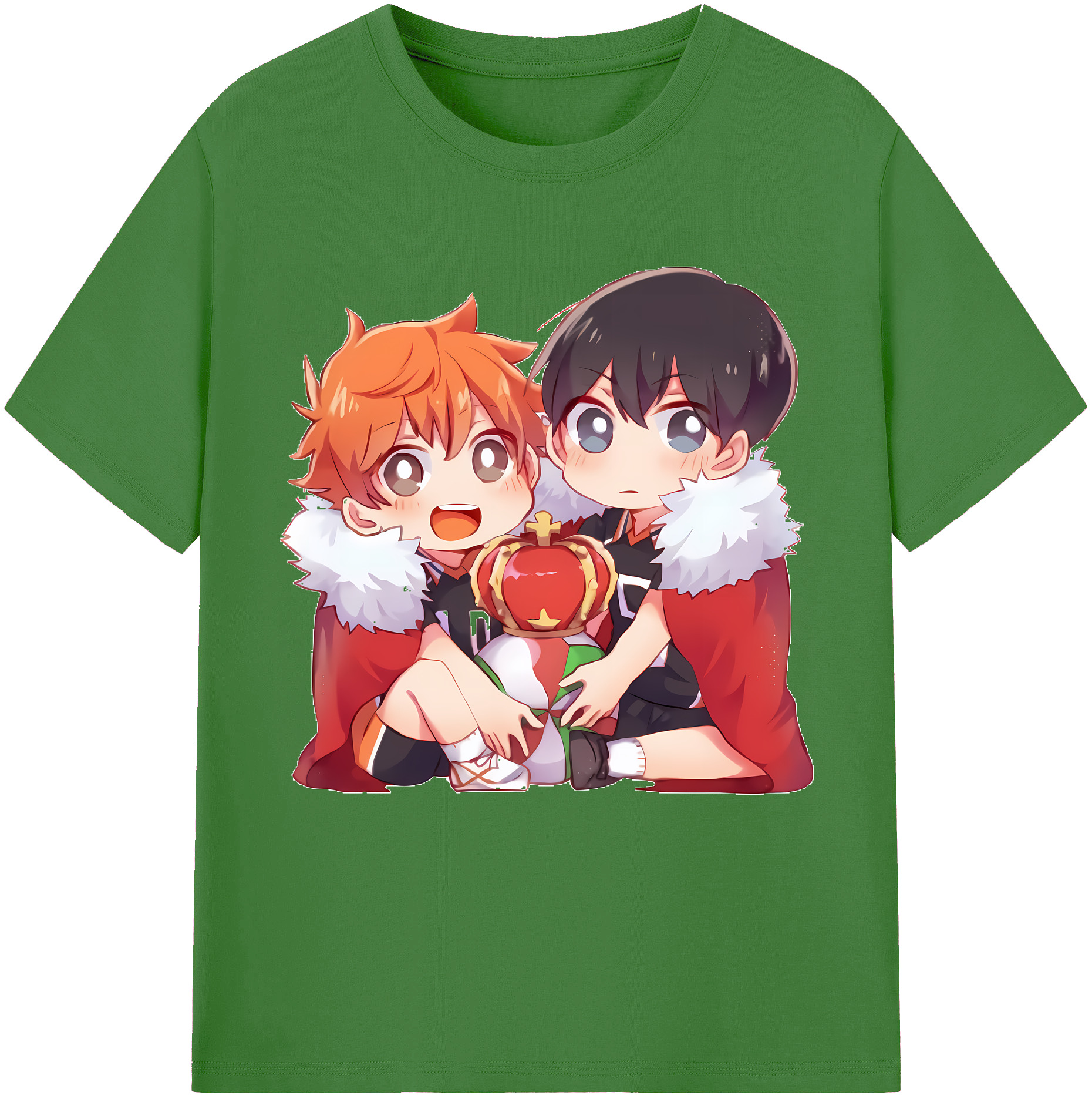 （画像用） ハイキュー!! Haikyu!! レディースカジュアルプリントTシャツ（綿100％）